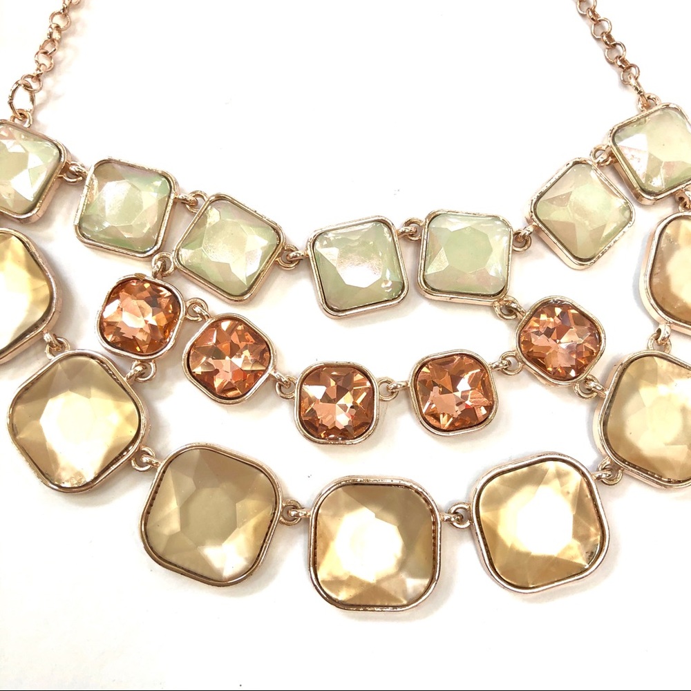 Rose Gold Statement Necklace